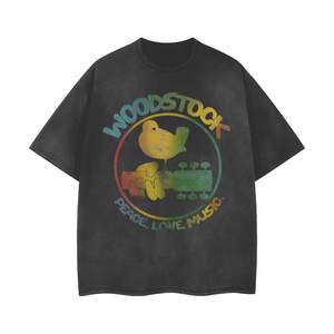 เสื้อยืดผ้าฟลีซคอตตอน 100% พิมพ์ลายตามสั่งสำหรับผู้ชาย แบบยูนิเซ็กซ์ แห้งเร็ว ระบายอากาศได้ดี ทรงหลวม - Product Image 1