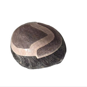 Peluca de Cabello Humano Taz Hair BD, Ondulado, Prótesis Capilar, 100% Cabello Remy Chino, con Frente de Encaje y Base Mono - Product Image 2