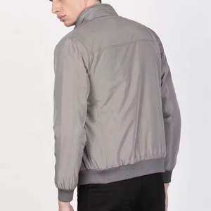 Chaqueta bomber informal de invierno unisex con diseño elegante, cuello mandarín y cremallera frontal a prueba de viento e impermeable - Product Image 5