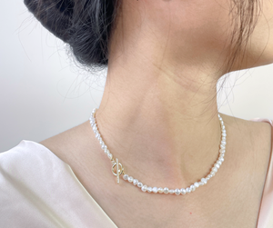 Collar de Perlas de Agua Dulce Naturales de Lujo para Mujer, Joyería Elegante para Novia, Regalo de Boda - Product Image 3
