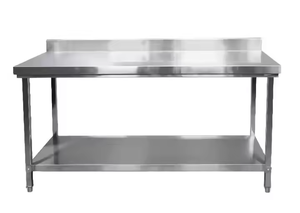 Mesa de Trabajo Modular Ajustable de Acero al Carbono 304 Reforzado, Equipo de Cocina Comercial Específico para Cocina - Product Image 5