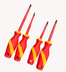 طقم أدوات كهربائية يدوية 25 قطعة مع صندوق أدوات معزولة VDE 1000 فولت للكهربائيين يشمل 6 مفكات و7 مفاتيح ربط - Product Image 4