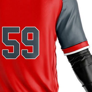 ชุดเบสบอลกระดุมเต็มเม็ดระบายอากาศได้ดีสำหรับผู้ใหญ่เครื่องแบบเบสบอลมีกระดุมเต็มเม็ดออกแบบชื่อและโลโก้ได้ตามต้องการ - Product Image 4