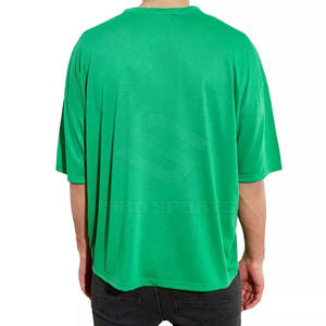 T-shirt d'été pour homme 2023, formel, surdimensionné, motif uni, design et logo personnalisés, écologique, respirant - Product Image 2