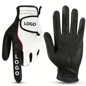 Guantes de golf de cuero genuino blanco suave de alta calidad de nuevo estilo 2024 OEM ODM logotipo personalizado características de agarre de mano para uso con la mano derecha - Product Image 3
