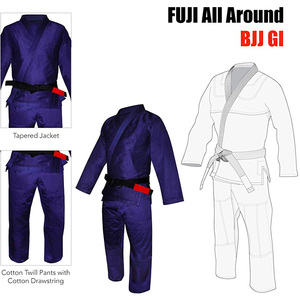 Traje de uniforme de Jiu Jitsu brasileño Bjj GI de diseño personalizado de alta calidad a la venta - Product Image 4
