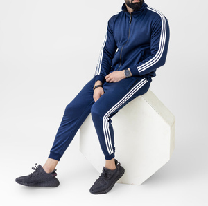 Conjunto Deportivo Informal para Hombre, Personalizado, de Otoño, con Patrón Sólido, de Secado Rápido, con Cremallera Completa, Modelo 2026 - Product Image 4