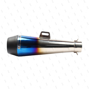 51MM universel moto réaménagé silencieux d'échappement sans lacet pour Z400 R3 ZX6R <span class=keywords><strong>636</strong></span> M4 moto course Performance échappement - Product Image 2