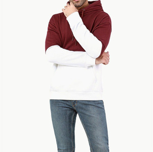 Hot Selling Custom Logo Cotton Blank Hoodies <b>Light</b> Weight Plain Hoodie Men Pullover Hoodies - Product Image 4