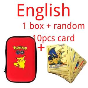 Cheap 2023 27-55 Cartas Pokemon Cards Gold Card V Vmax Spanish Pokemon Card  Golden Kids Game Collection Cards Christmas Gift