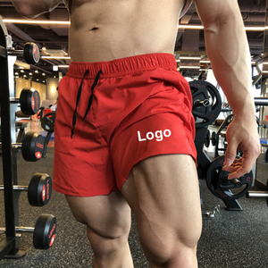 Pantalones cortos de gimnasio personalizados para hombre, ropa deportiva de secado rápido, patrón sólido, pantalones cortos de entrenamiento de baloncesto con bolsillo, estilo informal - Product Image 1