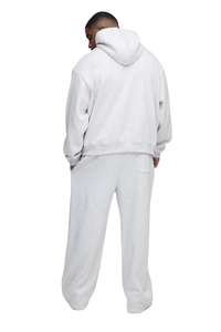 Ensemble sweat-shirt à capuche ample et pantalon de survêtement ample avec poche kangourou, taille plus, pour homme, streetwear, impression personnalisée en relief - Product Image 2