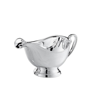 Vintage Silver Plated Heavy Metal Soup Tureens <b>Large</b> Size Indian Stainless Steel <b>Gravy</b> <b>Boats</b> for Home Kitchen Wholesale - Product Image 2