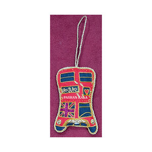 Mayorista Y Exportador De Adornos Navideños Hermoso Diseño Creativo Adornos Colgantes Bordado A Mano Hermoso Trabajo Con Cuentas - Product Image 1