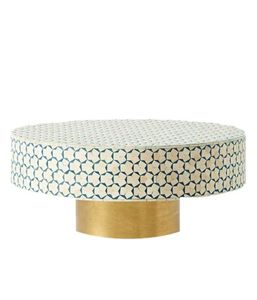 Table basse exclusive en nacre pour les espaces de vie haut de gamme Salon Salon Décor Meubles Table basse faite à la main - Product Image 3