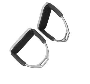 Nouvel arrivage d'étriers d'équitation en acier inoxydable légers réglables poignée de confort fabricant équestre approvisionnement - Product Image 1