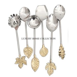 Juego de cubiertos de metal de primera calidad con elegantes mangos ergonómicos hechos de acero inoxidable de alta calidad para uso diario - Product Image 5