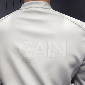 Chaqueta de cuero para hombre de moda callejera, ajuste elegante, sensación acogedora, cómoda chaqueta de invierno para días fríos - Product Image 5