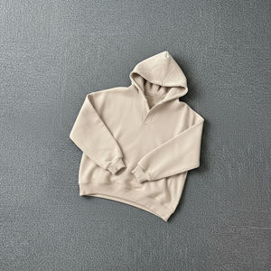 Nouveaux sweats à capuche pour femmes en molleton 100% coton, lourds, confortables, à la mode, avec un lavage à l'acide sur le devant, coupe ample personnalisée - Product Image 5