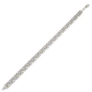 925 Sterling <b>Silver</b> Fusion Model <b>Cuff</b> <b>Bracelet</b> Fashion Oval Shape Jewelry - Product Image 4
