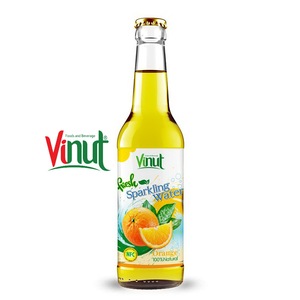 Eau pétillante au jus d'orange frais 500 ml, riche en vitamines et nutriments, 100% naturelle, mangue stérilisée, OEM ODM Marque Privée - Product Image 1
