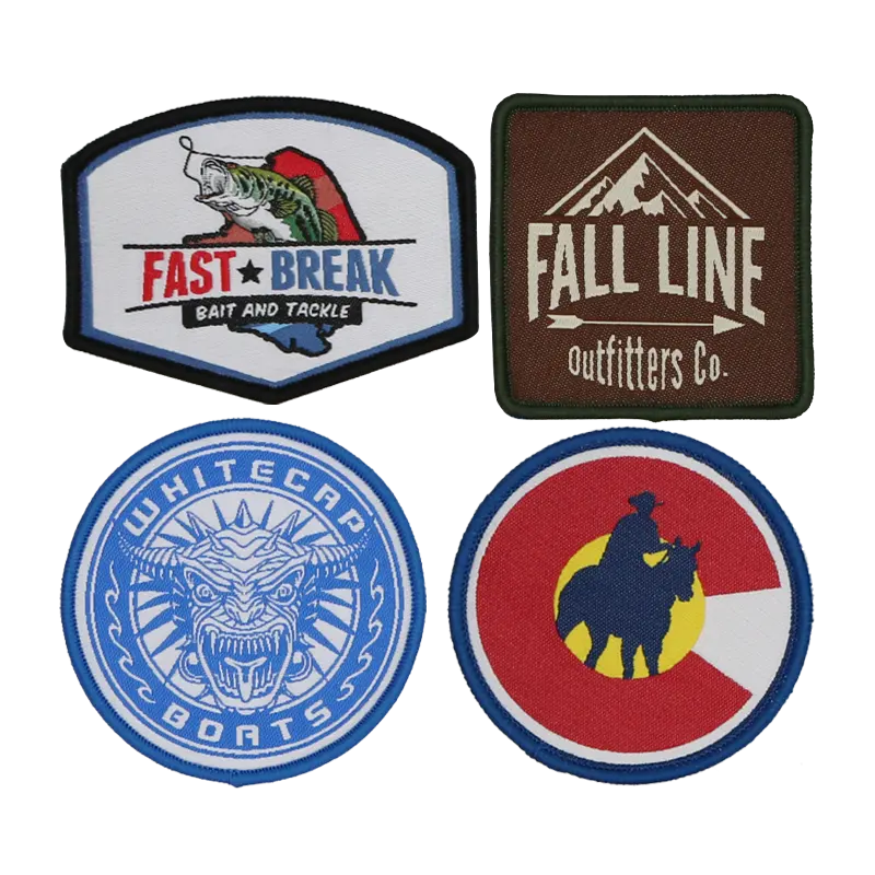 Cool Park Forest Ranger Explore Outdoors Save Adventure The Nature Woven Label Sew-on Iron-on Applique Tree Woven Patches
