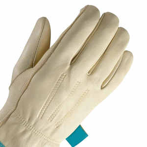Prix de gros Logo personnalisé Écran tactile Gants de travail pour conducteur Marque privée Gants de conduite résistants à la chaleur en cuir de vache - Product Image 3