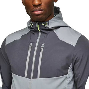 Top haute qualité 2025 nouveau élégant hommes chaud coupe-vent veste avec fermeture éclair mince hiver coupe-vent ensemble - Product Image 2