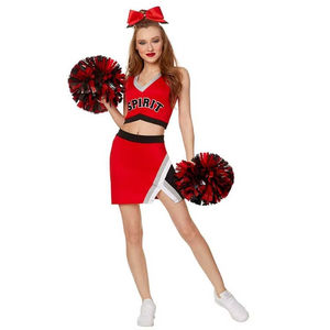 Ensembles d'uniformes de pom-pom girl en polyester/coton avec logo personnalisé pour femmes vente en gros de tenues de pratique personnalisées - Product Image 4