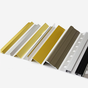 맞춤형 양극 산화 알루미늄 프로파일 압출 금속 타일 엣지 스트립 (야외 건설 및 장식용) OEM ODM - Product Image 3