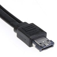 50cm ESATAp Power ESATA Combo a SATA 22pin & IDE 4pin 5V 12V Cable de datos para disco duro de 3,5 pulgadas, 2,5 pulgadas