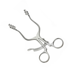 Retractor de autorretención de contorno de cuero cabelludo 3x4 puntas romas 14cm instrumento de acero inoxidable Retractor de autorretención de contorno de cuero cabelludo - Product Image 2