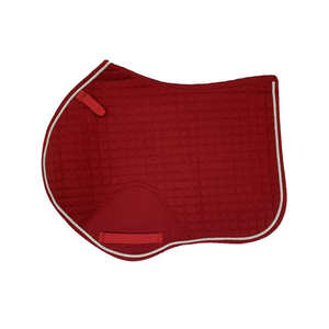 Selle de cheval anglaise en coton matelassé de qualité supérieure |   Tapis de selle équestre respirant et antidérapant pour le saut d'obstacles et le dressage - Product Image 4