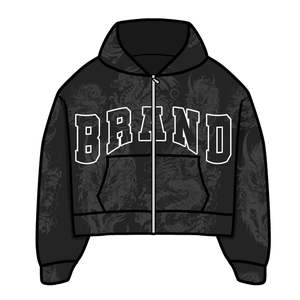 Sweat à capuche décontracté pour homme et femme, motif araignée, coupe ample, grammage lourd, 100% coton, impression numérique, streetwear pour la saison hivernale, taille XL - Product Image 3