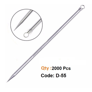 Nouveau poussoir professionnel en acier inoxydable 6 styles d'outils de manucure et de pédicure double face en acier inoxydable - Product Image 5