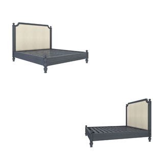 New Marysville Upholstered <b>Tall</b> <b>Headboard</b> Platform Bed with High Quality Mahogany for Hotels and Villa for Sale From Indonesia - Product Image 3