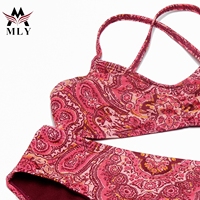 Bikini string pour enfants personnalisé à motifs solides et imprimés pour jeunes filles maillot de bain 1 pièce Vente en gros