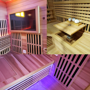 Système <span class=keywords><strong>de</strong></span> sauna <span class=keywords><strong>spa</strong></span> polyvalent et personnalisable pour intérieur, avec rayonnement infrarouge lointain intégré, circulation d'air, bien-être corporel complet DSL DSL1619-01 - Product Image 5