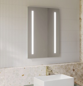 High Selling Cool Wave Sensor Mirror Heater Frameless Polished Edge LED Lighting Multi-Scenario Application - Product Image 3