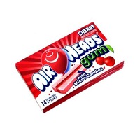 Bonbons gélifiés Air Heads saveur menthe, goût acidulé, 0,55 oz, lot de 24 paquets