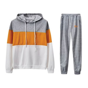 Sudadera con capucha ajustada personalizada unisex, chándal de algodón pesado bordado polar, deporte de invierno de talla grande, chándal con estampado sólido - Product Image 6