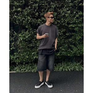 Nuevo Artículo, Pantalones Cortos Vaqueros Unisex de Algodón, Ropa Unisex de Vietnam, Cintura Media, Técnica de Lavado, Vaqueros de Alta Calidad - Product Image 3