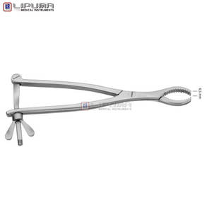 Hey Groves Pince de maintien d'os 210mm 8 1/4 "6.5mm Mâchoire Chirurgicale Orthopédique Os Manipulation Médic Instruments - Product Image 3