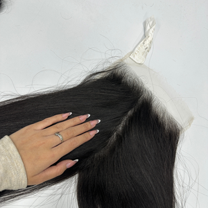 8 - 32 pouces de haute qualité cheveux bruts vietnamiens dentelle frontale perruque texture droite HD dentelle pour les femmes noires non traitées avec la taille du bonnet - Product Image 4