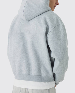 Sweat à capuche pour homme, style décontracté, fermeture éclair, devant ouvert, en polaire épaisse, chaud pour l'hiver, collection 2026 - Product Image 6