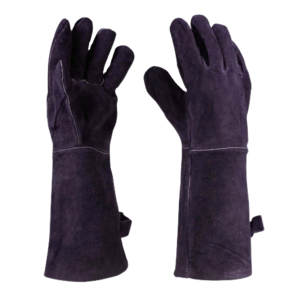 Guantes de seguridad de cuero de vaca de primera calidad, guantes de trabajo industriales resistentes al calor ignífugos, guantes de soldadura para mano - Product Image 4