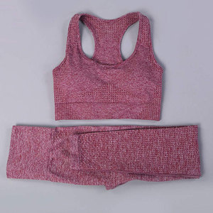 Diseña Tu Propio Conjunto de Yoga para Mujer, Parte Delantera Sólida, 100% Algodón, Transpirable, Ligero, Ropa Deportiva, Nuevo Estilo en Venta - Product Image 6