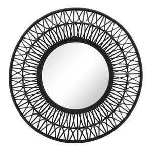 Miroir mural en métal moderne en laiton AK miroir décoratif au design attrayant fini or antique pour décor d'hôtel/ornements pour la maison - Product Image 2