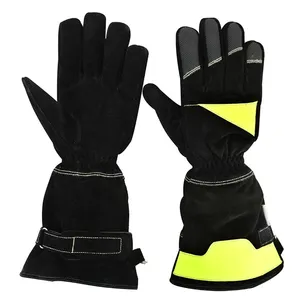 Custom Design Supplier and Material High Visibility Fire Fighting Safety Gloves and Safety Wears