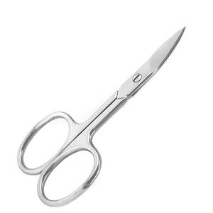 Ciseaux à cuticules incurvés en acier inoxydable professionnels pour gaucher, logo personnalisé, outil de beauté classique pour une utilisation étendue, pointe aiguë - Product Image 3